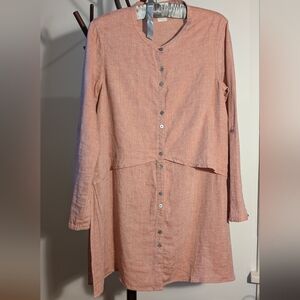 Poetry Fashion Linen Midi Tunic